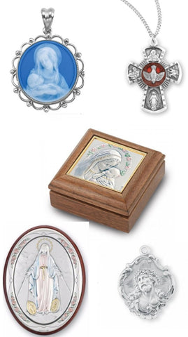 Special Devotion Collection JewelrySterling silver Medals And Rosaries High Quality Gifts