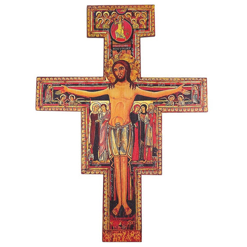 Jesus San Damiano Crucifix - 36 inch tall