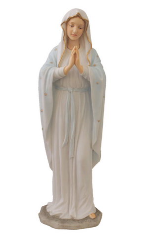 Praying Madonna Virgin Mary Statue 8 Inch