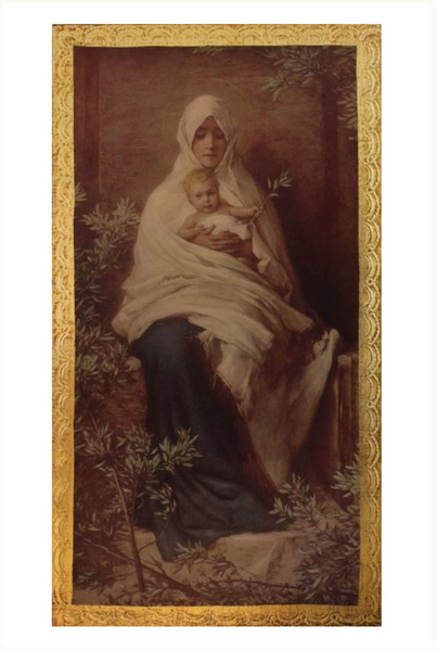 Madonna & Child Florentine plaque by Barabino Made in Italy ...