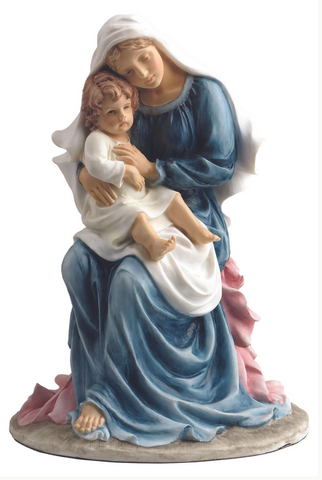 SALE Veronese Madonna And Child Catholic Figure
