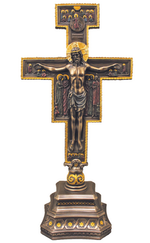 San Daimano Standing Altar Crucifix