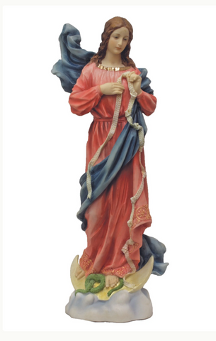 Madonna Mary Under Knots Statue