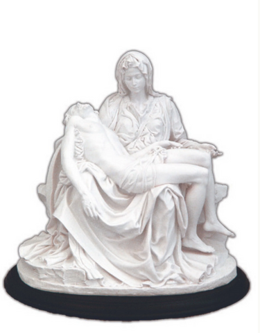 The Pieta Statue By Artist Michael Angelo  Veronese Collection 10 Inch