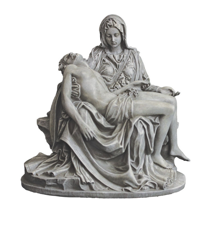 Pieta Statue Virgin Mary Holding Jesus