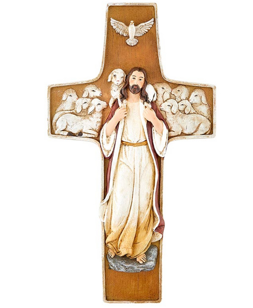 Jesus the Good Shepherd Wall Cross