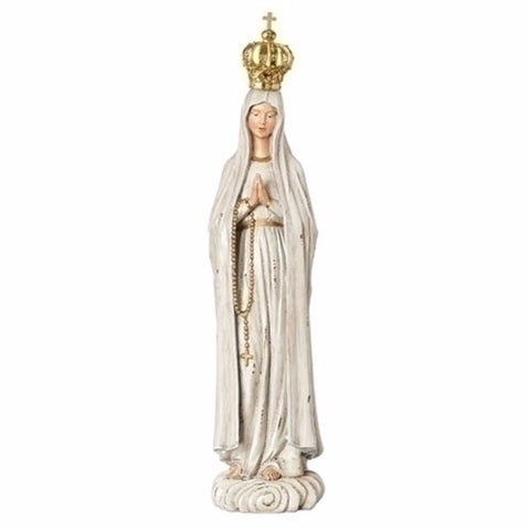 Our Lady of Fatima With Crown Statue  Large Size 18 Inch Versailles