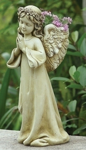 pray for me planter Praying Angel Planter 16"H