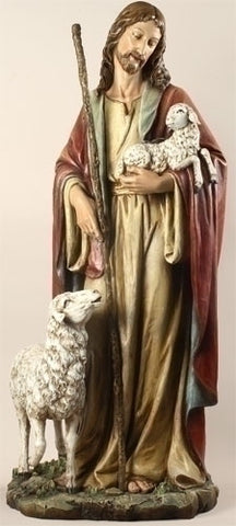 Jesus The Good Shepherd Statue Large 38.5" Tall
