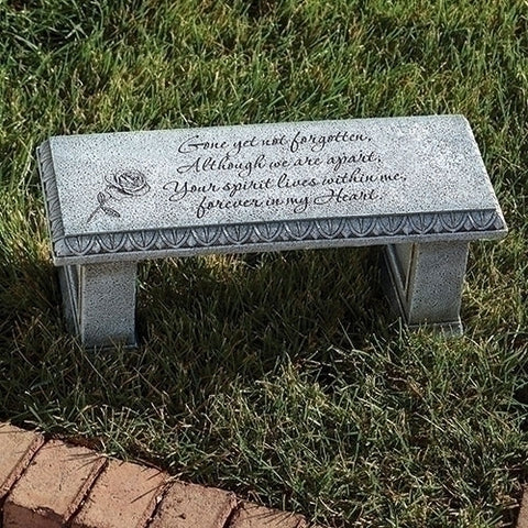 Gone Not Forgotten Memorial Bench For Garden Or Grave