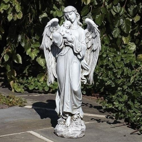 Angel Holding Baby Memorial Miscarriage Baby Statue