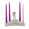 Angel Advent Candle holder Hope Peace Love Joy