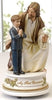First Communion Little Boy With Jesus Musical Figure The Lords Prayer