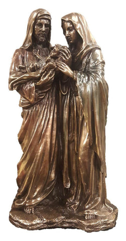 Holy Family Baby Jesus Bronze Style Figure Veronese Collection