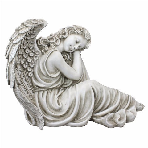 Harmony At Ease Angel Statue Memorial Or Garden Statue