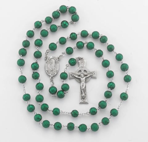 Irish Saint Patrick New England Pewter Rosary
