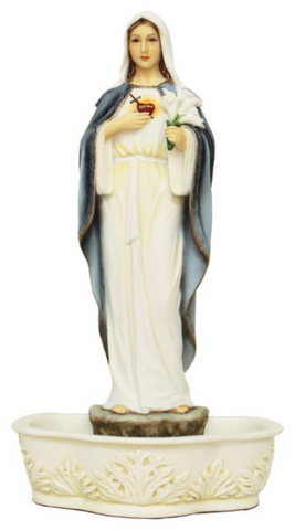 Immaculate Heart of Mary Holy Water Font