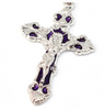 Mary's Motherly Love Collection Lilac & Silver Rosary - 8mm By Ghirelli