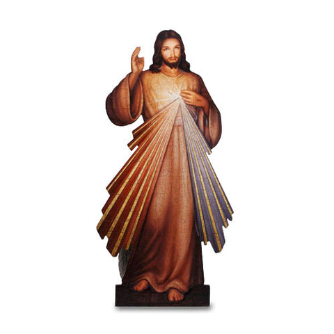 Divine Mercy of Jesus Church Size Icon Plaque 31" Tall