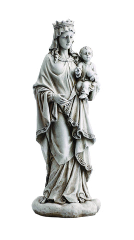 Madonna Queen of Heaven with Jesus Garden Statue