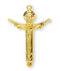 Holy trinity cross Gold over sterling silver on chain