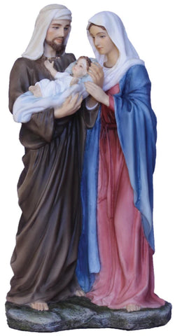 Holy Family Statue Hand Painted Veronese Collection