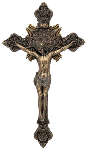 Saint Benedict Wall Crucifix  Veronese Collection