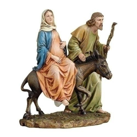 La Posada Figure Joseph with Mary on their way to Bethlehem  Joseph Studios