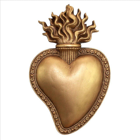 Sacred Heart Of Jesus Wall Sculpture