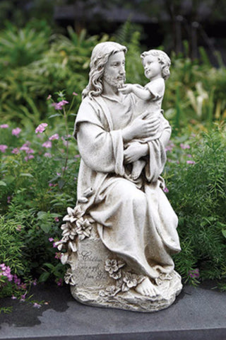 Saint Francis with deer Garden statue