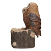Owl Planter Woodtone 16.75 Inch