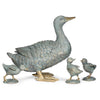 Duck with Ducklings Garden Statue 4 Piece Set