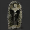 LED Solar Crucifix Grotto Garden Statue 19 Inch