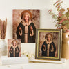 Mary of the Rosary Framed Print by Jeannette Gianola