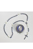 Miraculous Medal Rosary with Blue Enamel Box