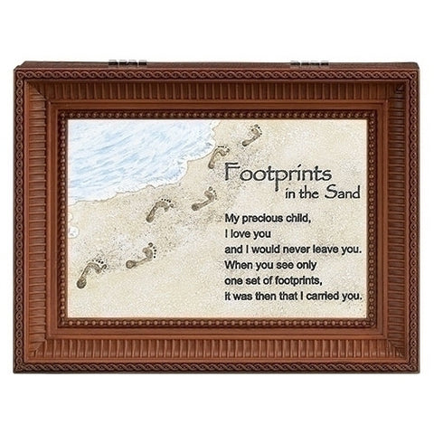 Foot Prints In The Sand Music Box Plays Nocturne