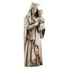 Madonna and Child Jesus with Crown Statue Indoor Or Outdoor