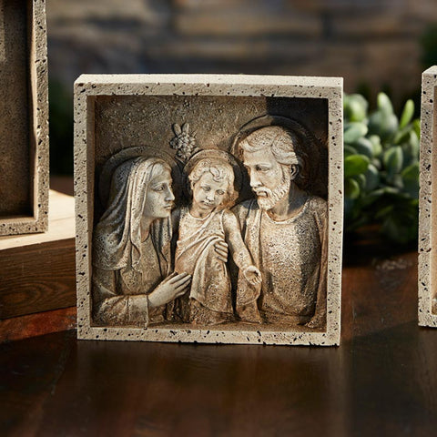 Holy Family Wall Plaque Home or Garden