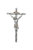Wall Crucifix Pewter Style 10 Inch