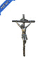 Wall Crucifix Cold Cast Bronze 10 Inch