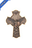 Saint Michael Crucifixion Plaque Cold Cast Bronze 10 Inch