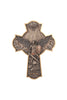 Saint Michael Crucifixion Plaque Cold Cast Bronze 10 Inch