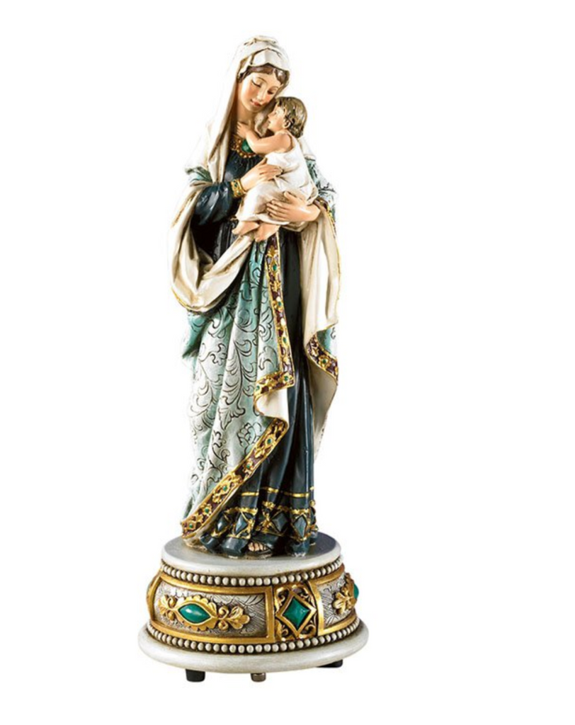 Adoring Madonna & Child Musical Figurine - Ave Maria