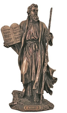 Moses with Ten Commandments Statue