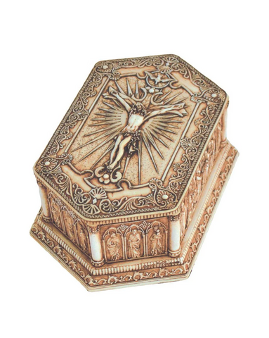 Jesus Crucifixion Rosary or Prayer Box