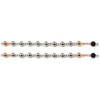 Saint Joseph Rosary in Copper, Silver & Hematite Rosary By Ghirelli