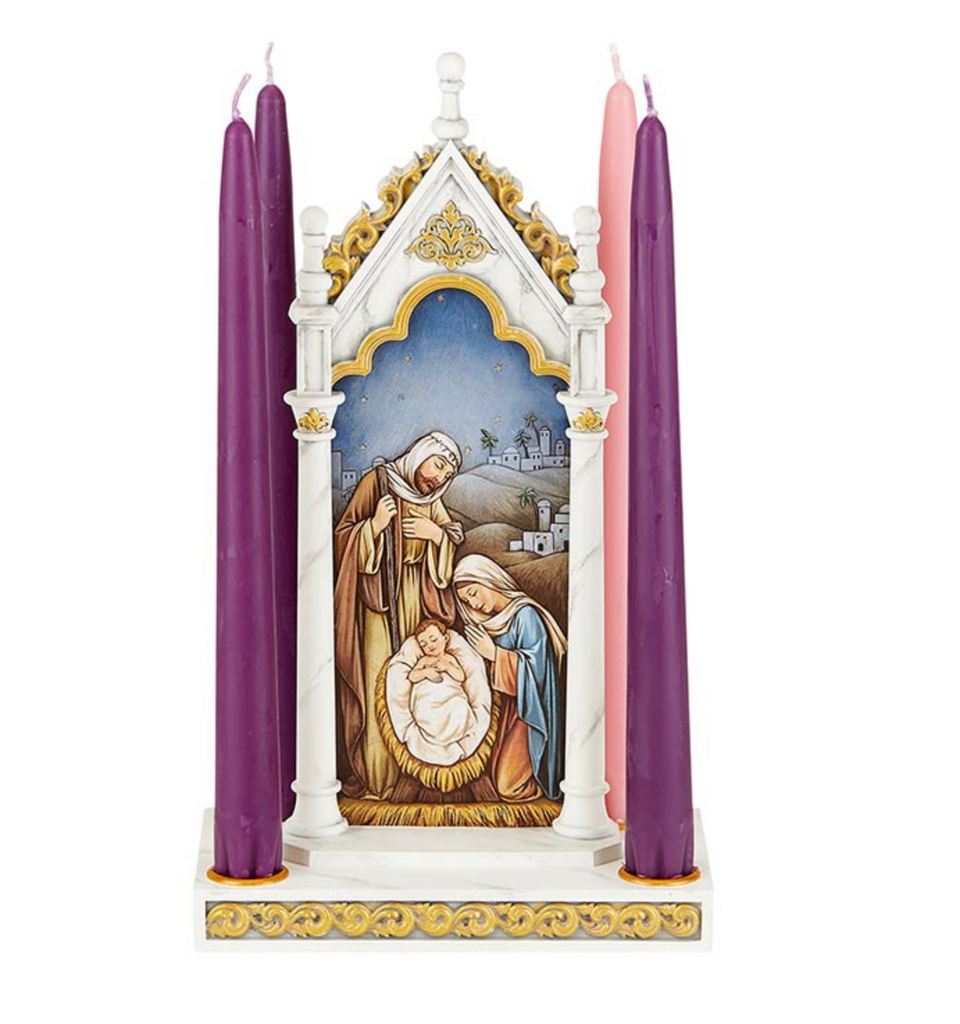 Little Town Of Bethlehem Advent Candle holder