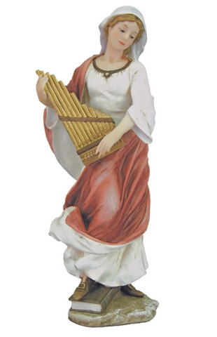 Saint Cecilia Statue 8.5''  Patron Saint Of Music Veronese Collection