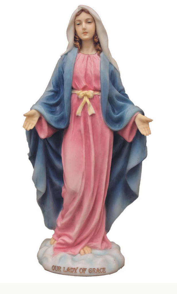 Our Lady of Grace Statue In Soft Color  Veronese Collection