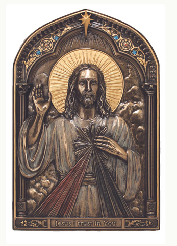 Divine Mercy Of Jesus Wall Plaque Icon  Jesus I trust in You
